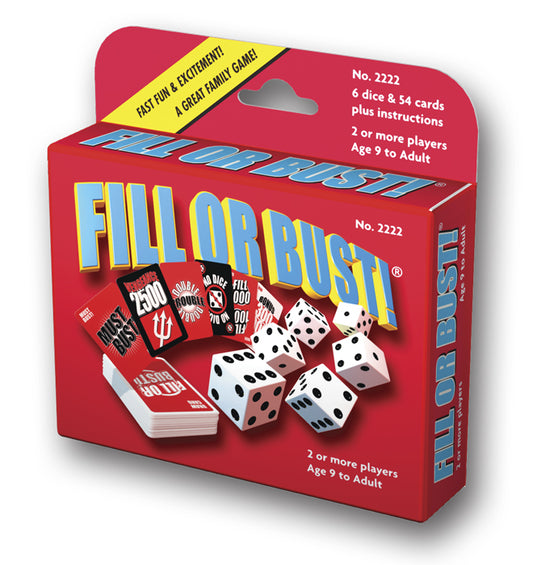 Fill Or Bust!® Dice & Card Game
